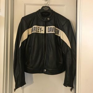 Vented Harley Davidson leather jacket